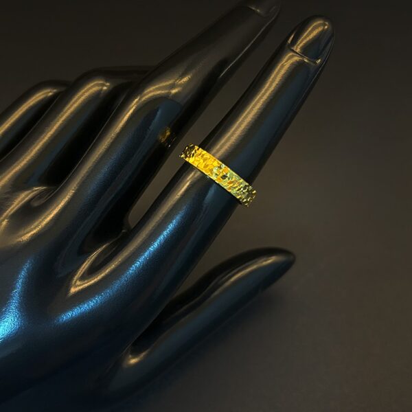 Universe Closed Circle Ice Elegant Gold Plated Wedding Symbolic Shards Rings Special Occasion