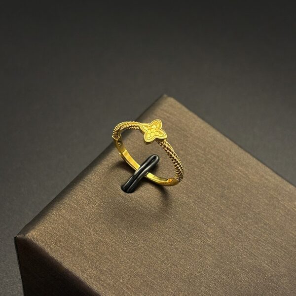 Cellula Cross Star Shattered Ice Ring - Daily Wear Stylish  Everyday Premium Quality Fashion Jewelry