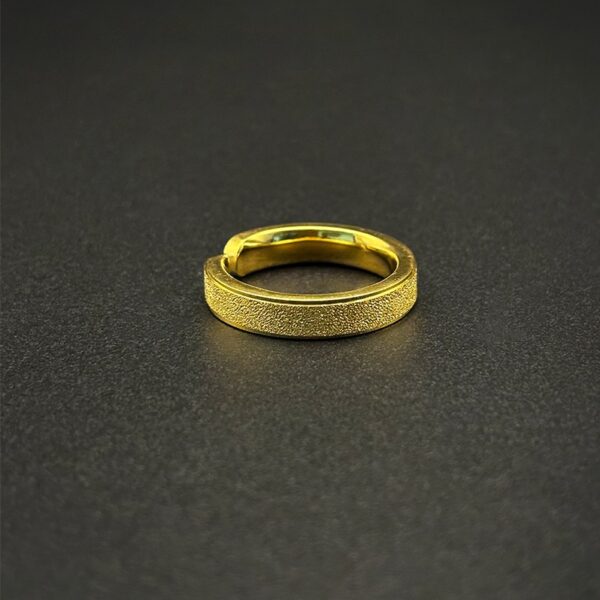 Cellula Open Circle Sandblasted Ring - Stylish  Everyday Daily Wear Premium Quality Fashion Jewelry