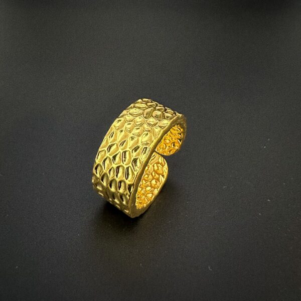 Cellula Meteorite Open Circle Ring - Stylish  Everyday Daily Wear Premium Quality Fashion Jewelry