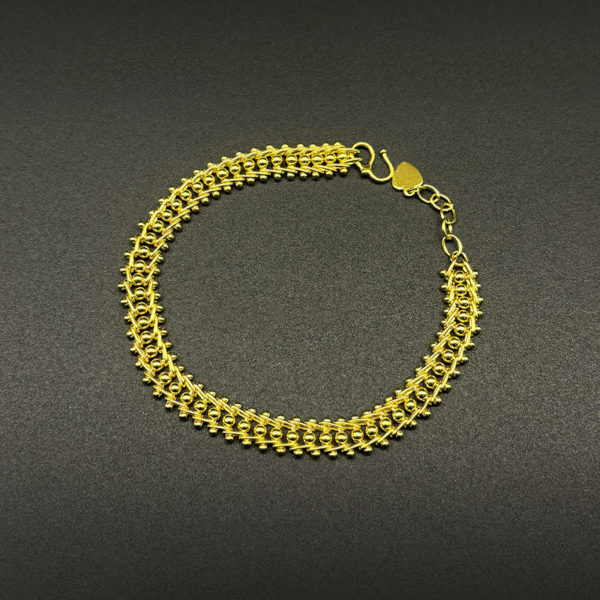 Cellula Fishbone Link Bracelet